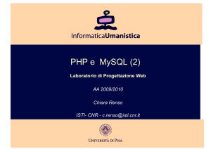 PHP e MySQL (2)
