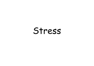 Superare lo stress