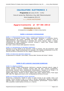Programma - aggiornato al 07-06-2012