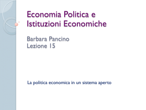 Economia Politica e Istituzioni Economiche