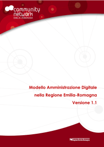 Modello Amministrazione Digitale nella Regione Emilia