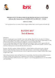 Bandi - Istituto Bellunese di Ricerche Sociali e Culturali