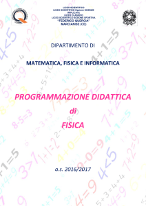 Programmazione di Fisica a.s. 2016/2017
