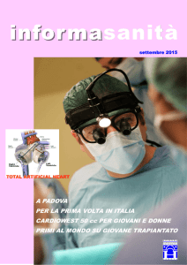 Informasanità - settembre 2015 - Azienda Ospedaliera di Padova