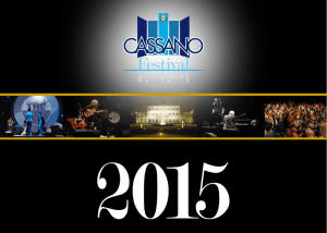Cassano Festival 2015 - Battista Ceragioli Management