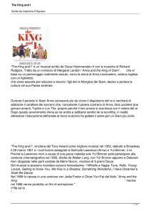 The King and I - Scuola di Musical