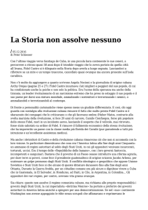 Azione - Settimanale di Migros Ticino La Storia non assolve nessuno