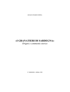 I Granatieri di Sardegna – Origini e commento storico