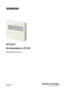 FP120-Z1 Kit alimentatore A (70 W) – Manuale tecnico A6V10393194