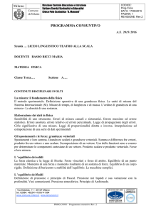 3 A - Basso Ricci - Fisica - Liceo Linguistico "A.MANZONI"
