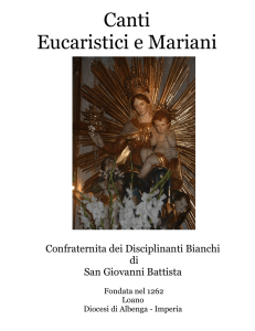 Canti Eucaristici e Mariani - Disciplinanti Bianchi di San Giovanni