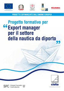 Export manager per il settore della nautica da diporto