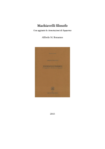 Machiavelli filosofo - Archivio digitale delle Edizioni Anarchismo
