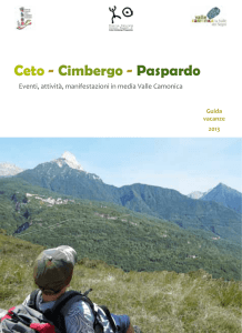Guida Vacanze 2013  - Distretto Culturale di Valle Camonica