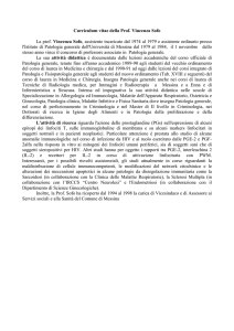 Breve Curriculum Vitae - Facoltà di Medicina e Chirurgia di Messina