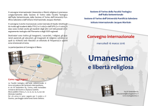 Umanesimo - Università Pontificia Salesiana