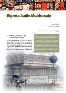 Ripresa Audio Multicanale