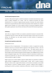 DNA ERP – Quality Management System