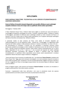 Nota stampa - Telecom Italia
