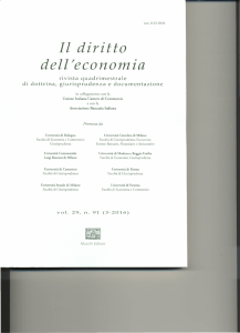 Il diritto dell`economia - Biblioteca Corte dei Conti A. De Stefano