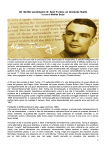 Un ritratto sociologico di Alan Turing: un deviante ribelle