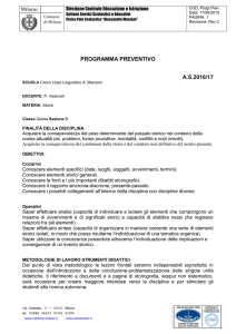 5 B - Vedovati - Storia - Liceo Linguistico "A.MANZONI"