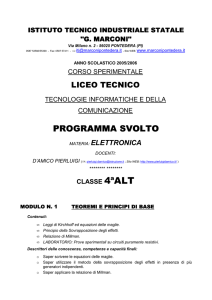 programma svolto 4alt elettronica 2005_2006 per