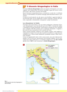 Il dissesto idrogeologico in Italia