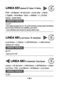 LINEA 651stazione fs / vazia / s. rufina FFSS – v.le Maraini – M. del