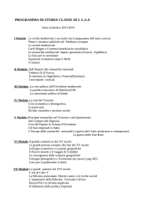 programma di storia iii el - IISS Galileo Galilei Bolzano