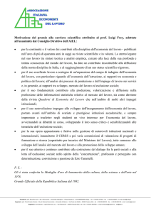 Motivazioni - AIEL || Associazione Italiana Economisti del Lavoro