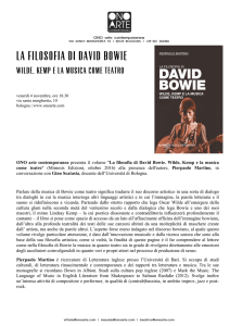 CS La filosofia di David Bowie