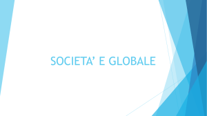 societa` e globale