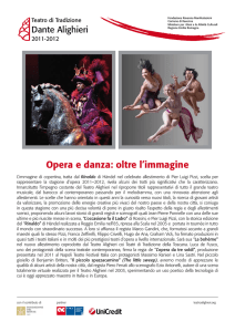Opera e danza: oltre l`immagine