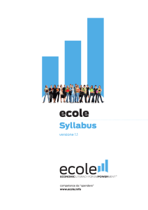 Syllabus - ecole | Economic Literacy for Empowerment