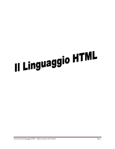 Concetti di base linguaggio HTML - EINAUDI