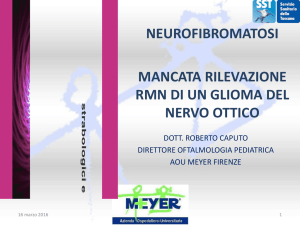Mancata rilevazione RMN di un glioma del nervo ottico
