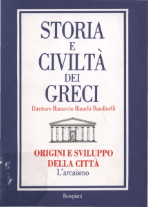 storia civilta greci - Sistema Bibliotecario e Documentale