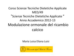 Diapositiva 1 - Maria Luisa Eliana Luisi