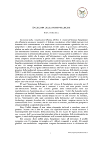 Gennaro Sangiuliano, Economia della comunicazione, Edizioni