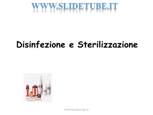 Disinfezione e Sterilizzazione