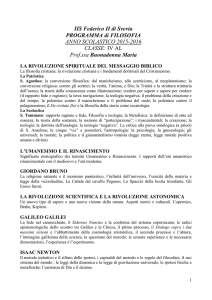 IV AL Prof.ssa Buonadonna Maria - Liceo Scientifico