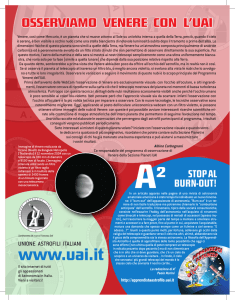 Quarta di copertina Fascicolo 16 - Divulgazione UAI