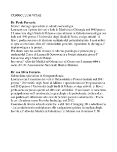 Scopri il CV dei Medici - Dr. Paolo Ferrario e Dr.ssa Silvia Ferrario