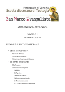 ANTROPOLOGIA TEOLOGICA - Patriarcato di Venezia