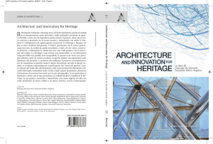 Architecture and Innovation for Heritage