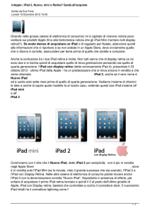 inApple | iPad 2, Nuovo, mini o Retina? Guida all`acquisto