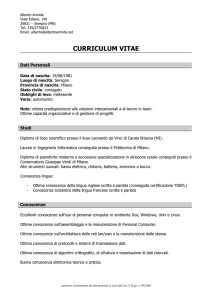 curriculum vitae - Professionisti.it