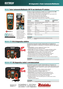 Kit diagnostici e Tester isolamento/Multimetro MG302 Tester