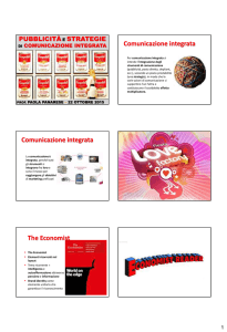 Presentazione di PowerPoint - Dipartimento di Comunicazione e